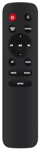 ALLIMITY Mandos a Distancia Compatible con JBL Cinema Soundbar SB140, SB120, SB170, 105001717