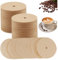 eurNhrN Perkolator-Kaffeefilter, 300 Stück, 3,75 Zoll, ungebleichtes Zellstoffpapier, Kaffeefilter für Perkolatoren, sichere und ungiftige Perkolator-Kaffeekannenfilter mit Loch, Küchenartikel