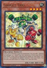 YU-GI-OH! Gadget Trio - LEDE-EN004 - Ultra Rare - 1. Auflage