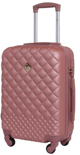 CABIN GO 5590T Valigia, Trolley Viaggio Rigido ABS, Trolley rigido con ruote girevoli 55x40x20