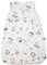 TupTam Schlafsack Baby 2.5 TOG – Atmungsaktiver Ganzjahresschlafsack für Kinder, OEKO-TEX zertifiziert, Farbe: Feen Tiere Gelb Rosa Blau Grau, Größe: 56-62