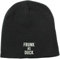 Frunk As Duck Lustiger Spruch Bestickt No Fold Beanie Mütze Wintermütze Schwarz, Schwarz , Einheitsgröße