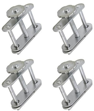 BQLZR Flow Control Tubing Clamps Adjustable Screw Compressor Hose Clamp Pack of 4
