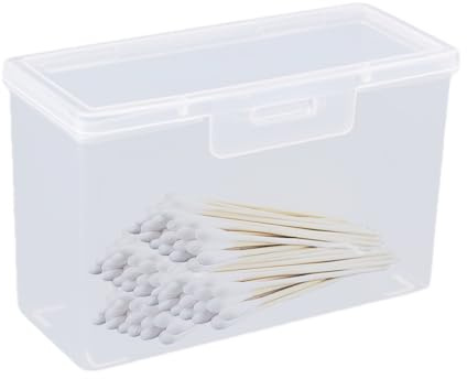 Aufbewahrungsbox für Kreditkarten – rechteckiger, durchsichtiger Kunststoffhalter, sicherer Sicherheitsschnallenverschluss, kompaktes, tragbares Design | Schützender Organizer für Visitenkarten, Auswe