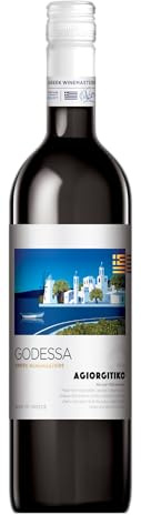 Godessa Agiorgitiko Greek Red Wine 75cl | 100% Agiorgitiko | Vegan | Sustainable | Unoaked Medium-Bodied Red (Bottle (75cl))