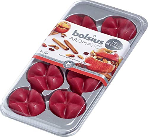 CREATIONS Duftwachs Aroma Wachs Blätter 8 Stück ~ BAKED APPLE ~ Bratapfel Duft Blister Packung