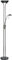 National Lighting Mother and Child Uplighter Floor Lamp with Reading Light - Black Chrome Finish Floor Lamps for Living Room R7s/G9 Bulbs (Not Included)