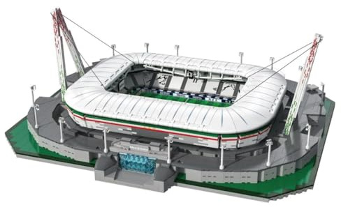 CaDA Juventus/Allianz Stadion C66021W - 402-teiliger Ineinandergreifender Spielzeugbaustein - Unisex - 72+ Jahre - 6-12 Jahre - 44.8 cm x 53.6 cm x 20.9 cm