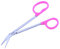 Extra Long Thick Toe Nail Scissors Clippers Cutters Chiropody Podiatry 7-Nail Scissors Men Women Elderly (Choose from 4 Color) (Pink)