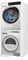 Jo-Bagno.it Mobile Lavatrice e Asciugatrice a Colonna Domina 70 x 70x H 174 cm Legno 1.8 cm Supporto in Kit per Lavanderia