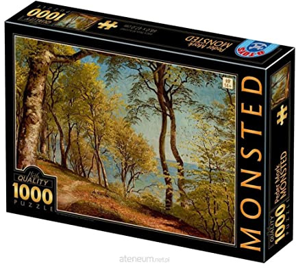 D-Toys Puzzle 1000 pcs Peder MØRK MØNSTED Birch Trees at a Coast