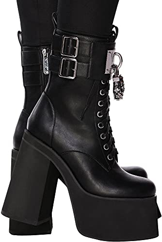Killstar Plateaustiefel - Lock Me Up (numeric_37)