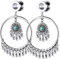 Beydodo Ohr Tunnel 20MM, Ohr Plug Edelstahl mit Anhänger Traumfänger Piercing Tunnel Ohrringe 2PCS