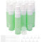 Pxyelec 10pcs Spray Bottle, 10ml Refillable Empty Green Glass Mist Spray Bottles with 10pcs Funnels and 5pcs Droppers, Perfect for Dispense Light-proof Perfume Essential Oil Lotions Toners