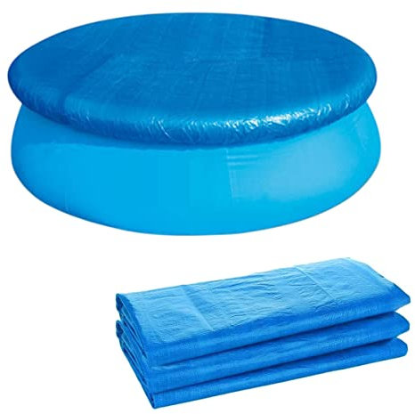 Durchmesser 500cm,runde Poolabdeckung mit Kordelzug,passend für aufblasbare Pools,staubdichter,regenfester Poolschutz,Poncho-Tuch