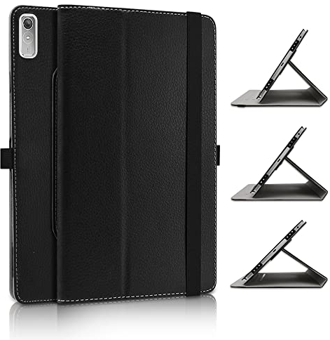 JRTAL Rotation Coque pour Lenovo Tab P11 2nd Gen, 360°Rotation Housse Rotatif étui Coque avec Rabat/Stand de Positionnement Support pour Lenovo Tab P11 (2nd Gen) TB350FU 11.5 Tablet - Noir