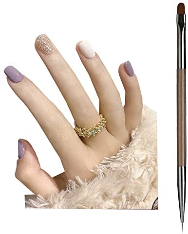 3 in 1 Solid Gel Nail Polish, Solid Cream Gel Polish Palette, Mud Pudding Nail Gel Sock Off U V Gel Pot DIY at HomeSalon Color-36