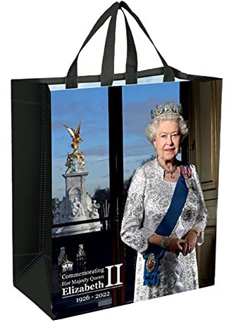 Celebrate the Life of Queen Elizabeth II 1926–2022 Einkaufstasche – ein unvergessliches Souvenir für Heimdekoration und Sammlung (von LILAJ), multi, Einheitsgröße