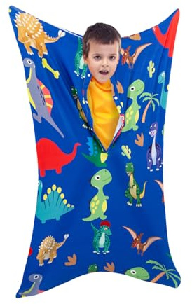 Sensory Body Sock für Kinder,Ganzkörper Wrap Stretch Body Sox zur Entlastung von Stress für Kinder mit Autismus, Angst (L : 142 X 71 cm)