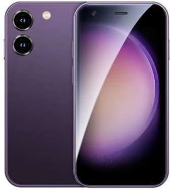 Mini Smartphone Android 8.1 Petit téléphone de Poche Ecran HD+ 3.0 Pouces 2GB+16GB, 3G Dual Sim Free Unlocked, 1000mAh Dual Camera Google Play Store, Support Whatsapp TIK Tok IG (Violet)