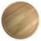 efo Wooden Round Cutting Board - Wooden Pad - Round Serving Board - Small Chopping Board Wood 9.8 (25cm)