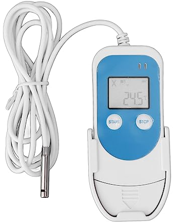 USB-Datenlogger für Temperatur und Luftfeuchtigkeit, PDF-Bericht, Digitaler Kühlschrank-Thermometer-Recorder, Wiederverwendbares Kühlschrank-Thermometer-Hygrometer für die