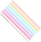 QHFlashbuy Pajitas de Silicona 6 Piezas Pajitas Reutilizables,Coloridas Silicona Pajitas Plegable Ecológico con Cepillo de Limpieza para Bebidas Frías Juice Coffee Cóctel