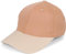 styleBREAKER Unisex Baseball Cap zweifarbig Pastell oder kräftig | 6-Panel Cap Mehrfarbig verstellbar mit Schnalle | Sommer Basecap aus Baumwolle, Farbe:Hellbraun-Beige