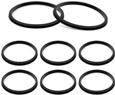 Tumbler Cup Lids Seal Gasket 30 Oz for Yeti Tumbler Mugs, Silicone Lids Seals Gaskets Not Rubber Replacement for Yeti O-Ring Rambler Stainless Steel Insulated Tumbler Mug Fit for Ozark Trail, 8 Pcs