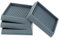 PATIKIL 3 Pouces Patins en Caoutchouc pour Meubles, 4 Paquets sous-Verres de Meubles Antidérapants Carrés, Protections de Sol pour Pieds de Meubles pour Lit Canapé, Gris