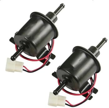 Rubinetto Benzina Confezioni Da 2 Pezzi Pompa Elettrica Del Carburante 12V HEP-02A Gasolio Diesel A Bassa Pressione In Linea Universale Pompa Carburante Moto