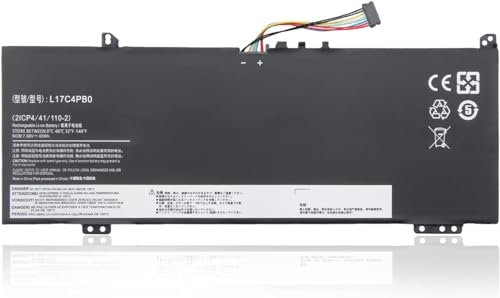 L17C4PB0 L17M4PB0 Battery for Lenovo Flex 6-14IKB 6-14ARR IdeaPad 530S-14IKB 530S-14ARR 530S-15IKB Yoga 530-14ARR 530-14IKB XiaoXin Air 14IKBR 14IWL 14ARR 15IKBR 15ARR 15IWL L17C4PB2 L17C4PB2