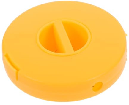 jojofuny Contenitore per cavi dati valvola doccia valvola di scarico valvola della doccia domestica fascia cuffie accessorio per auricolari gestione dei cavi avvolgicavo domestico pp Yellow