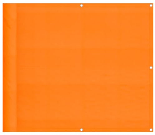 vidaXL Balkon-Sichtschutz Orange 90x1000 cm 100% Polyester-Oxford