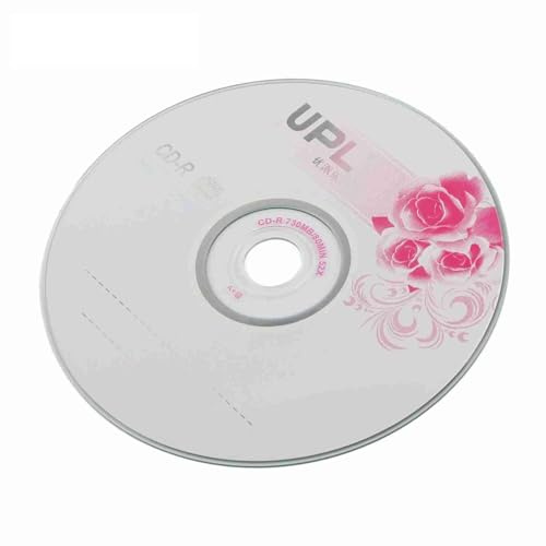 Fdit 52 X 730 MB CD-R-Rohlinge Zum Brennen von Musik, 175 Songs Speicherkapazität, Kompatibel mit , , 50 X CD-R-Rohlinge (50 Stück)