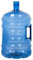 Hods Garrafa para Agua. Botellón de 18.9 litros, para Agua. Compatible con Tapones de 5 galones. Apto para dispensadores y Fuentes de Agua. Color Azul. Libre de bisfenol-A