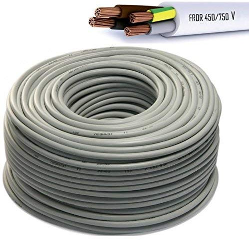 Cavo Icel FS18, Matassa 100 Metri, Filo Elettrico FROR Multipolare Isolante, Impianti Elettrici, Tubazione Antincendio (10G x 1 mm2)