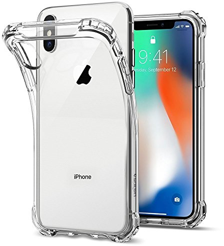Electrónica Rey Cover in Gel TPU Anti-Shock per iPhone XS Max, Morbido Silicone Custodie Protettivo Case, Anti-Scratch, Protettiva Sottile Back Cover