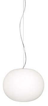 Flos GLO-Ball S2 EU/SA BCO, Glas, weiß 45x36cm