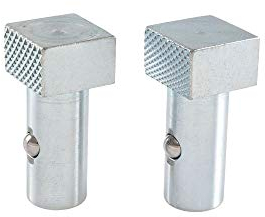 DICTUM® Bankhaken Ø 19 mm, 1 Paar, mit Kugelklemmung