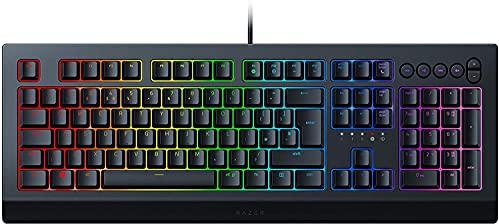 Razer Cynosa V2 - Tastiera da gioco a membrana (tastiera con tasti morbidi a molla, tasti multimediali, gestione dei cavi, completamente programmabile, illuminazione cromatica RZ03-03400300-R3W1