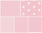 babrause® Stoffpaket Baumwollstoff 5x(50x150cm) Öko Tex zertifiziert - Patchworkstoffe (rosa)