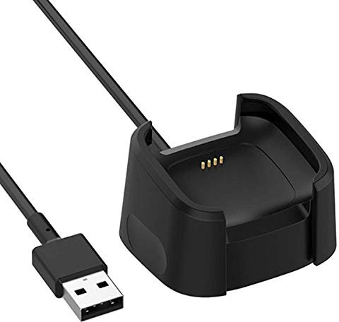 EXMRAT Compatible with Fitbit Versa 2 Charger (Not for Versa/Versa Lite), Replacement USB Charging Dock Stand Cable for Versa 2 Smart Watch
