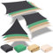 Rapid Teck Sonnensegel Dreieck Sand 2,5x2,5x3,5m Sonnenschutz Windschutz Sonnendach UV Schutz HDPE Atmungsaktiv für Garten Balkon Terrasse