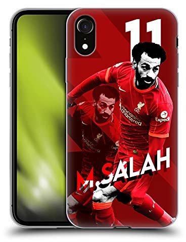 Head Case Designs Officially Licensed Liverpool Football Club Mohamed Salah 2021/22 First Team Soft Gel Case Compatible With Apple iPhone XR