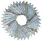 G2PLUS 36PCS Grey Fabric Bunting Banner, 10M Two Layer Triangle Flag Garland, 17x19CM Double Sided Large Floral Pennants for Wedding Birthday Parties Decoration