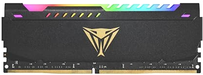 Patriot Viper Steel RGB DDR4 64GB (2 x 32GB) 3600MHz CL 19-19-19-43 UDIMM Low-Latency Gaming Memory Kits - PVSR464G360C8K