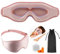 Schlafmaske Frauen 3D Schlafbrille bequem Augenmaske Rosa, kein Druck auf Augen, wiegt nur 35 g, atmungsaktive Kinder weich Augenklappe Damen Sleep Eye Mask