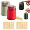 Zahnstocherspender, Kreativer Automatischer Zahnstocherspender, Automatischer Pop-Up-Zahnstocherspender, Kreative Bewegliche Zahnstocherhalter Praktischer Speicher FüR Heim Tabelle,KüChe (2Pcs-A)