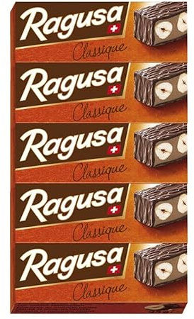 RAGUSA - LE CHOCOLAT SUISSE - Camille Bloch Mini chocolats Ragusa 5x25g (Classique Lait)